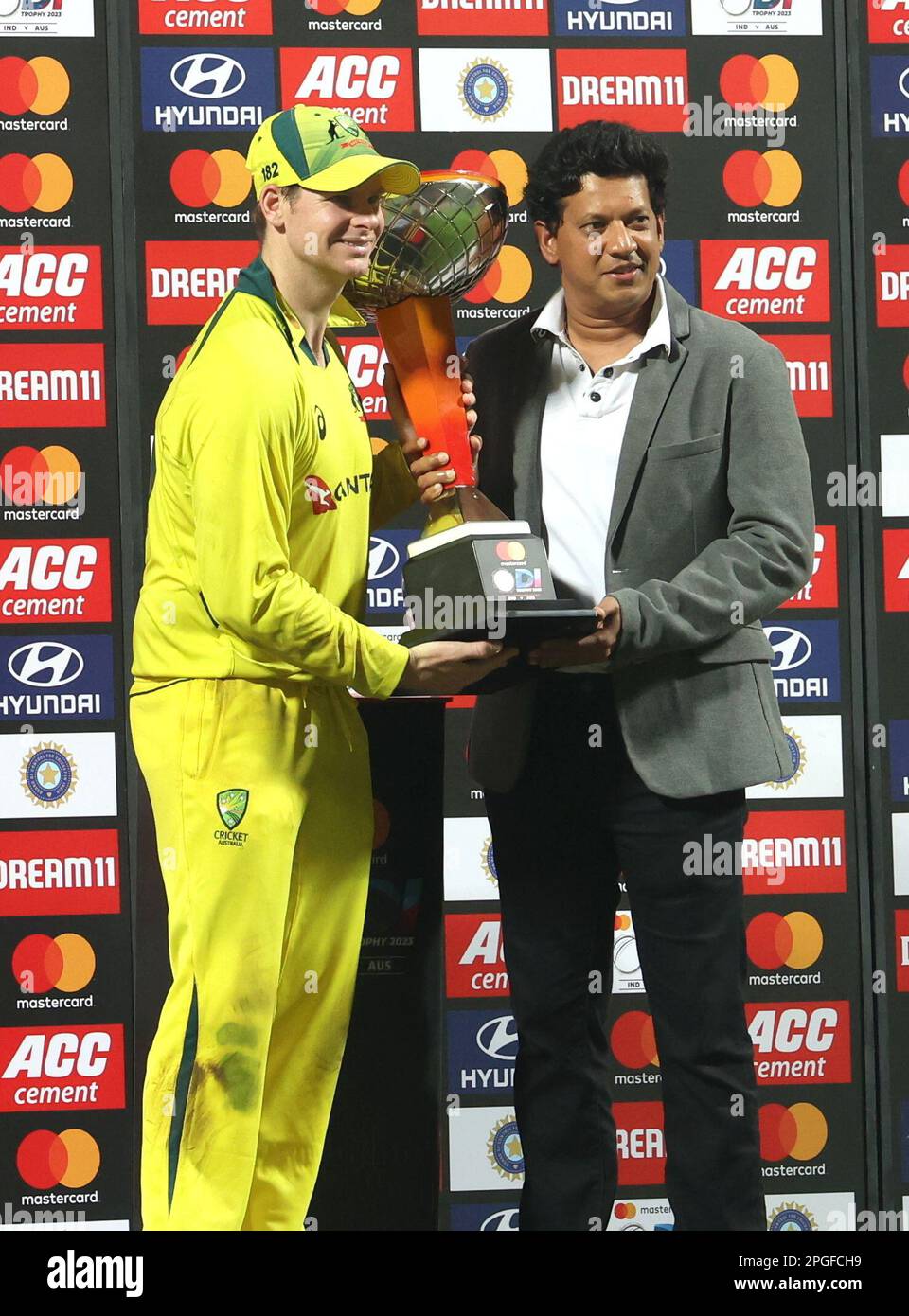 3rd ODI Aus India Australia won by 21 runs, after a great