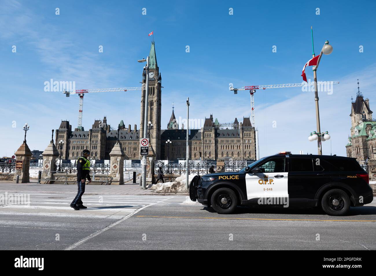 Ottawa, Canada. 22nd Mar, 2023. An Ontario Provincial Police (OPP