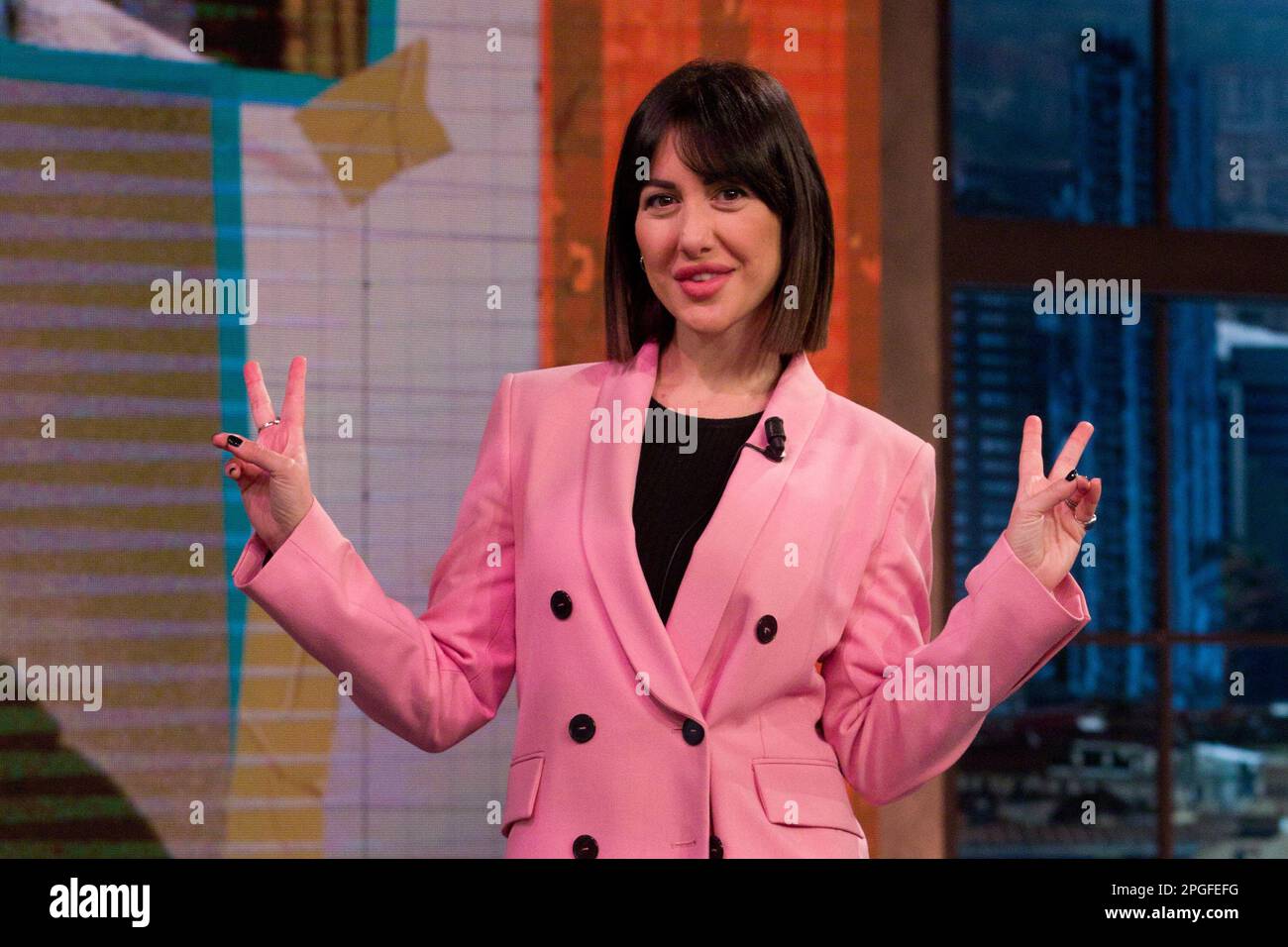Rome, Italy. 22nd Mar, 2023. Rome, Rai ex Teulada studios, TV show ...