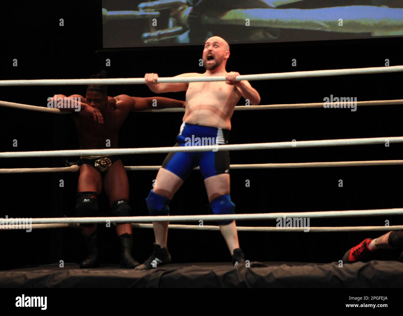 London, UK. Ivan Gonzalez in Max and Ivan’s The Wrestling. Just For ...