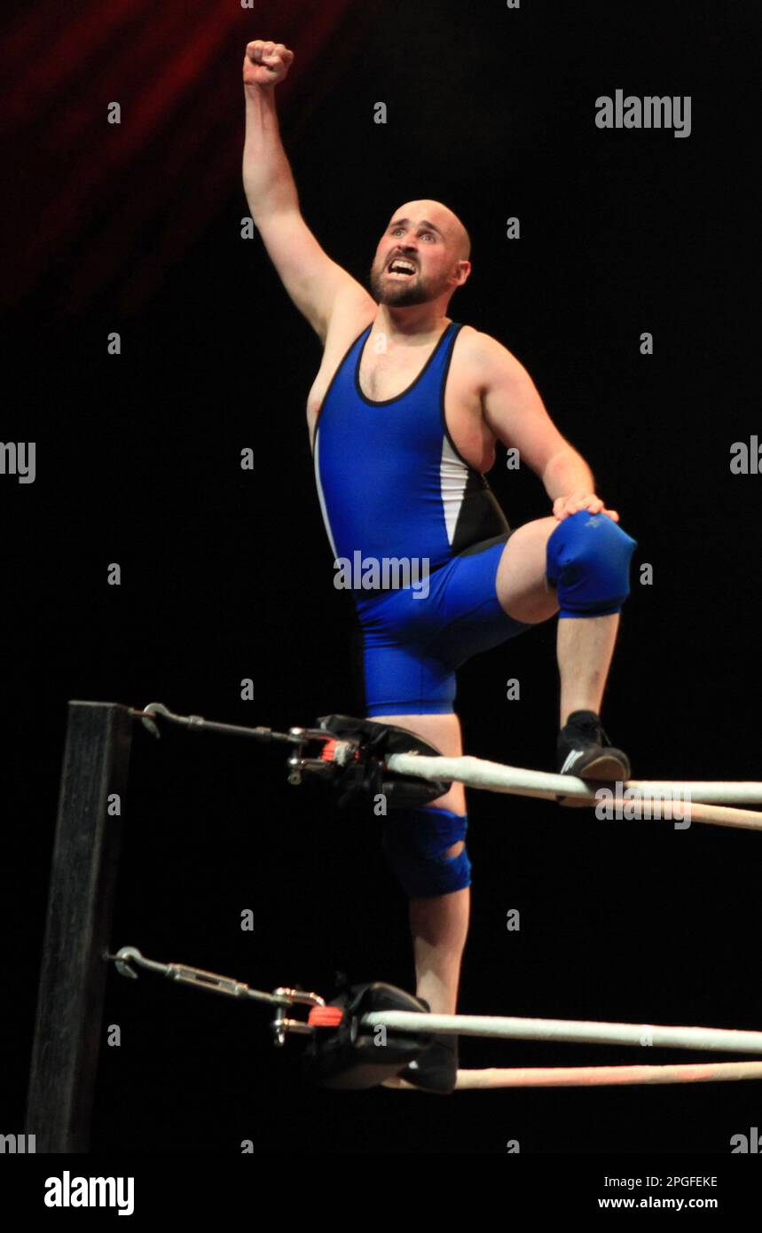 London, UK. Ivan Gonzalez in Max and Ivan’s The Wrestling. Just For ...