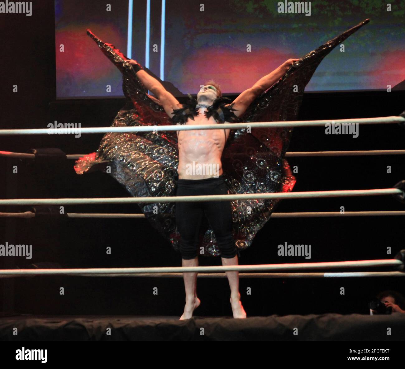 London, UK. La Cyclonica in Max and Ivan’s The Wrestling. Just For ...