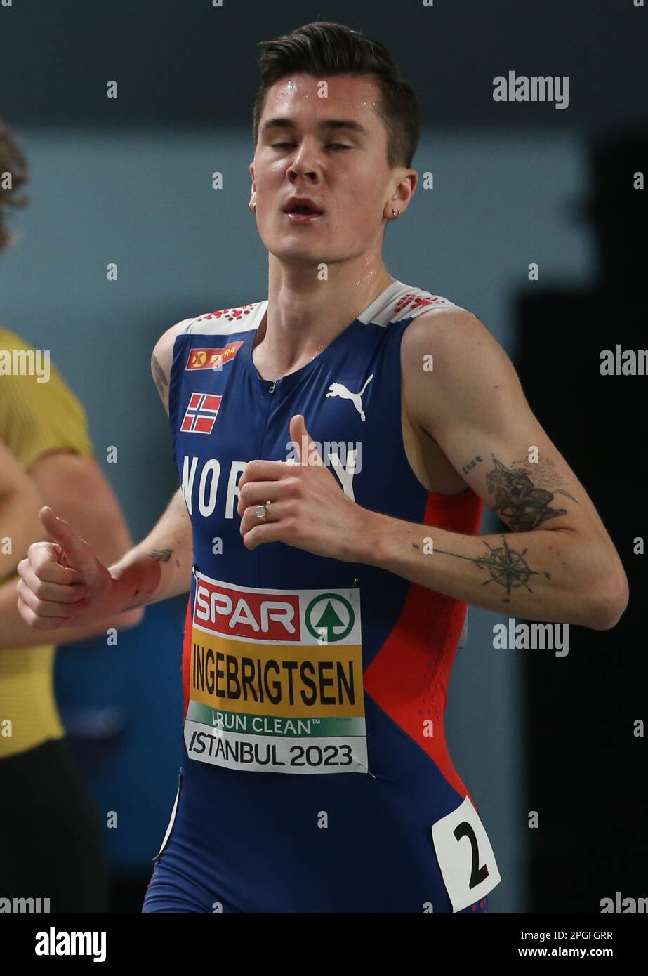 Jakob INGEBRIGTSEN of Norway 3000m Men Round Heat during the European ...