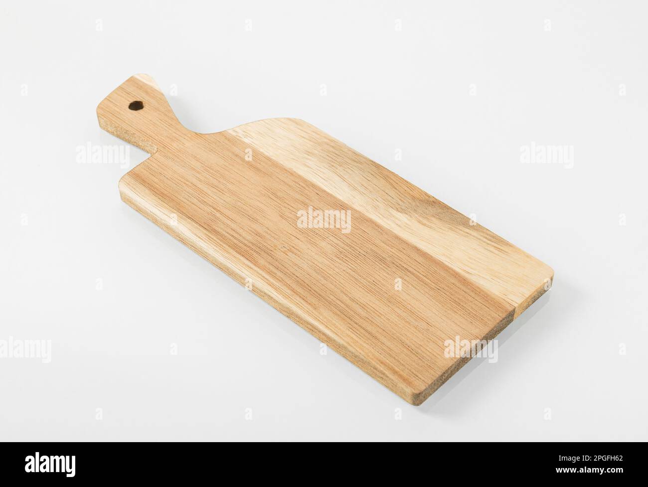 Bamboo kitchen wooden cutting board isolated on white background Stock ...