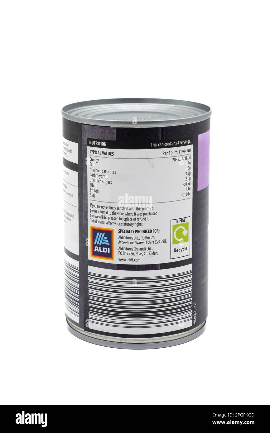 Aldi branded tin food Cut Out Stock Images & Pictures Alamy