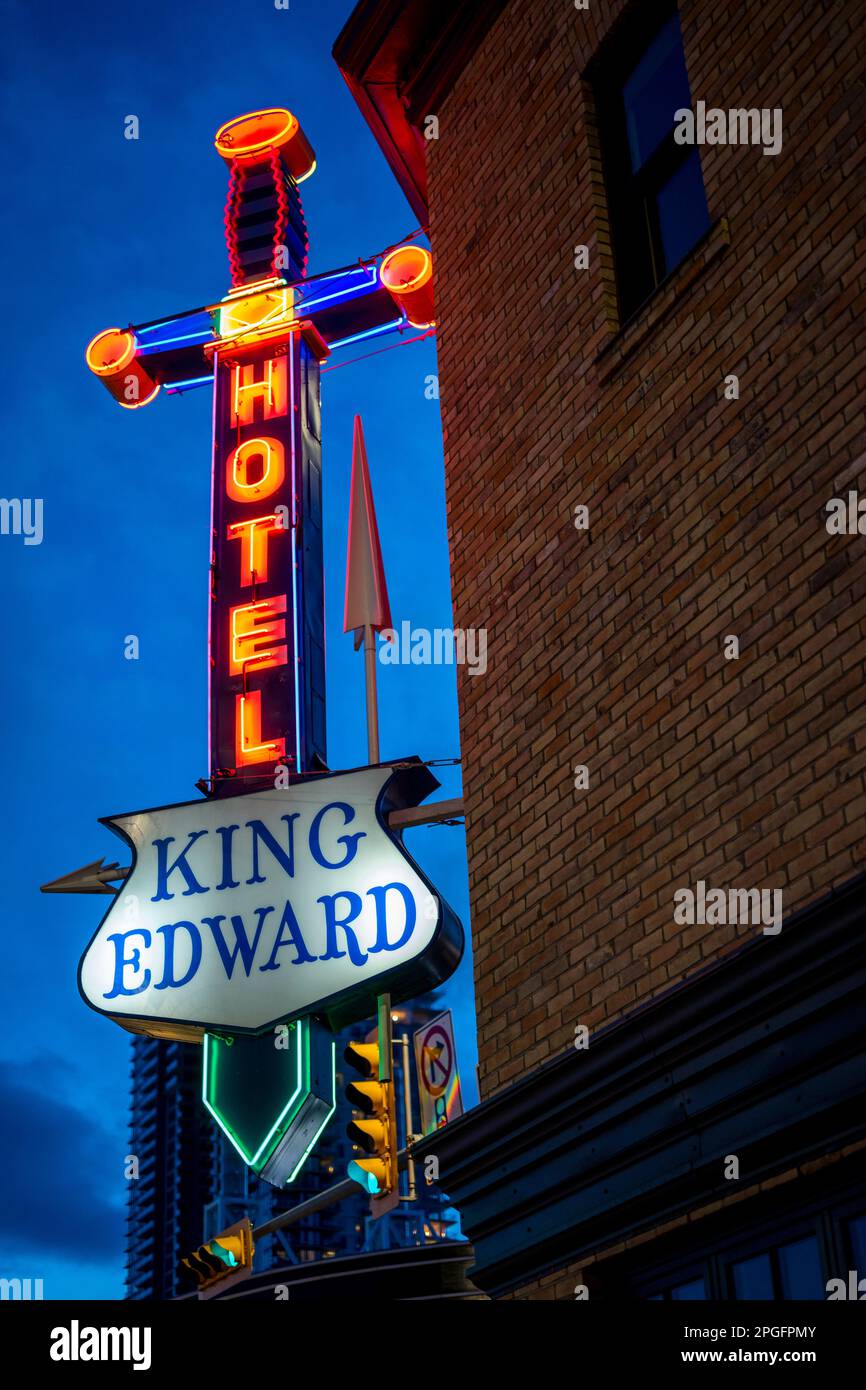 King Edward Hotel, Calgary, Alberta, Canada Stock Photo Alamy