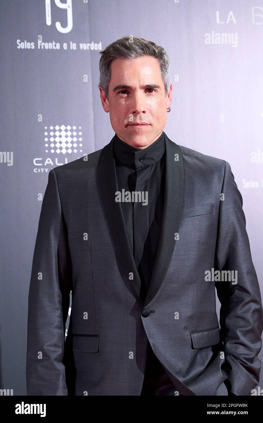 Madrid, Spain. , . Unax Ugalde attends ‘19 Solos frente a la verdad