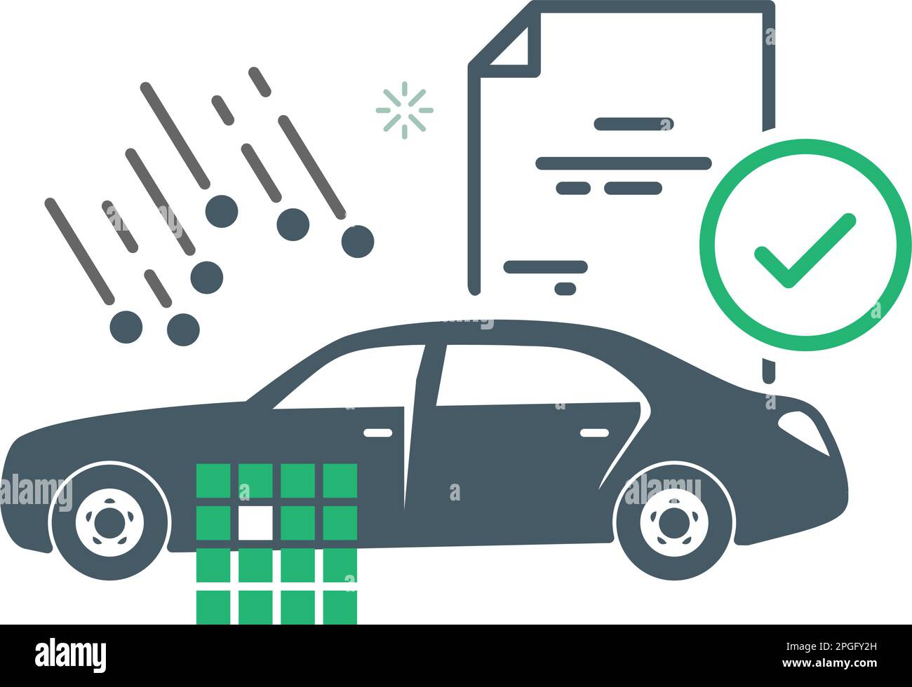 Driving hail Stock Vector Images Alamy