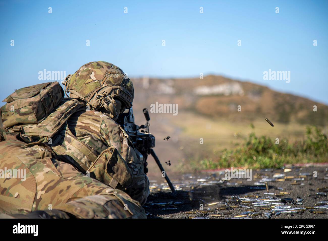 Hawaii Army Ranges A U.S. Army soldier with Bravo Company, 75th Ranger Regiment, provides ...