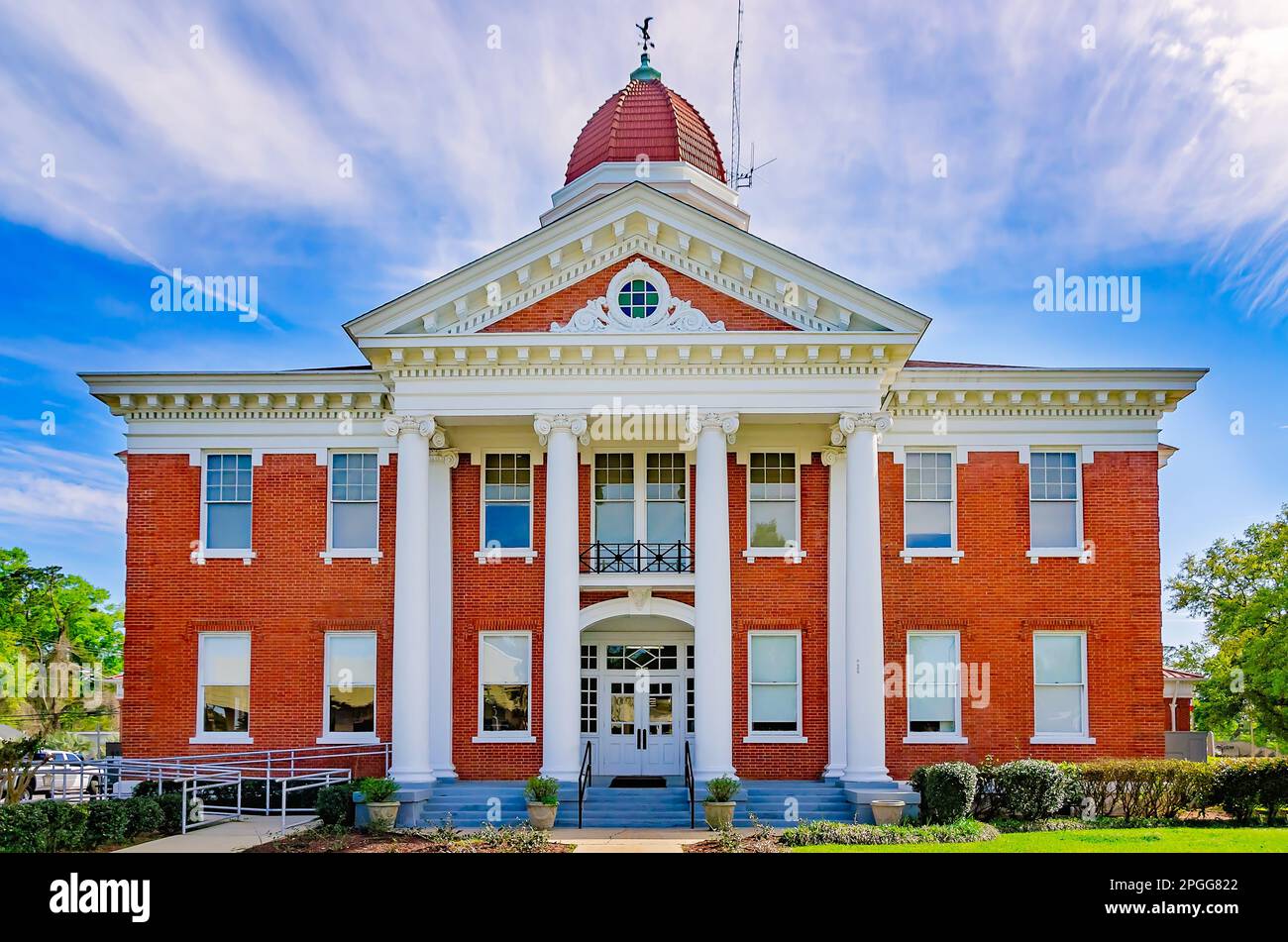 The County Courthouse is pictured, March 20, 2023, in Lucedale