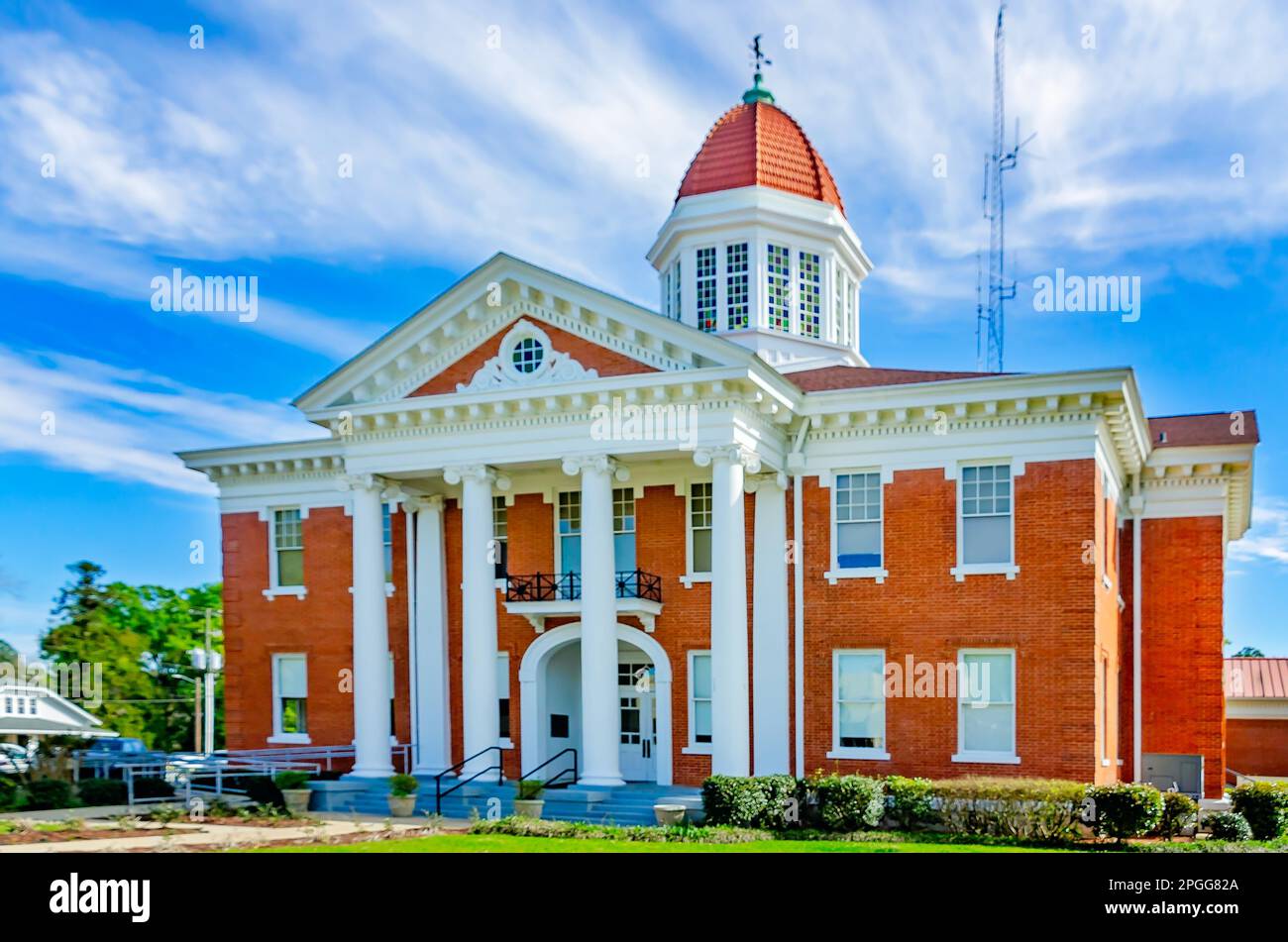 The County Courthouse is pictured, March 20, 2023, in Lucedale