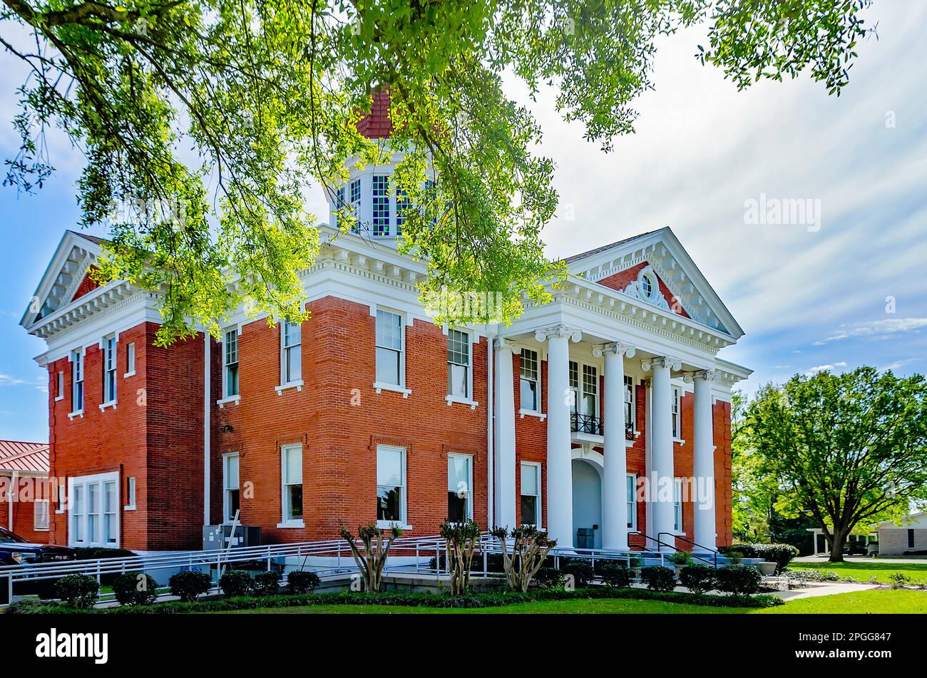 The County Courthouse is pictured, March 20, 2023, in Lucedale