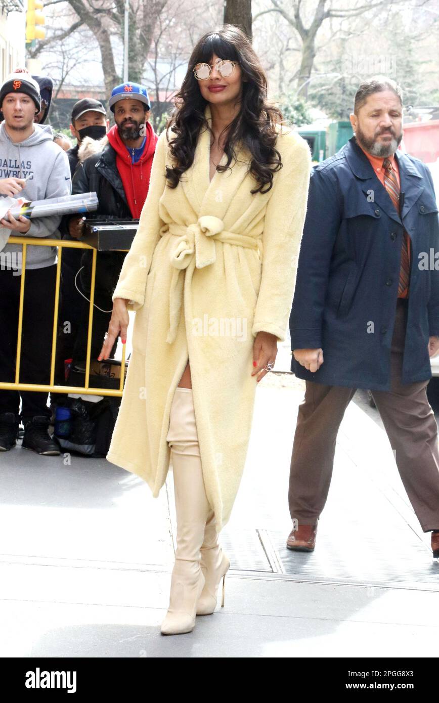 New York, NY, USA. 22nd Mar, 2023. Jameela Jamil seen at ABC's The View