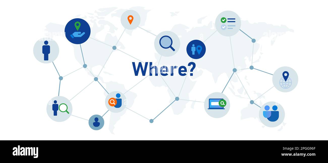 Where business target location strategy on position Stock Vector Image