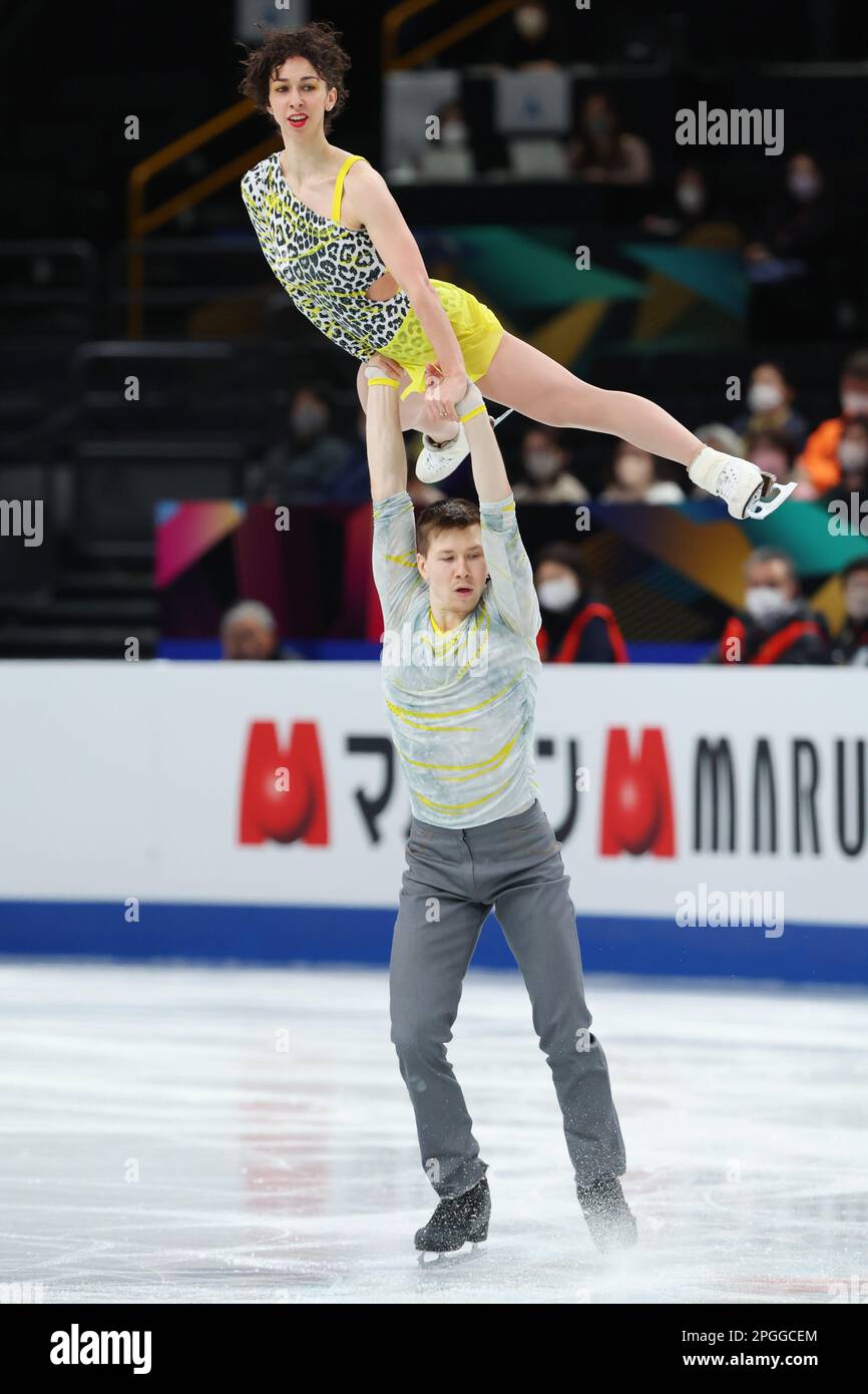Saitama, Japan. 22nd Mar, 2023. Camille Kovalev & Pavel Kovalev (FRA