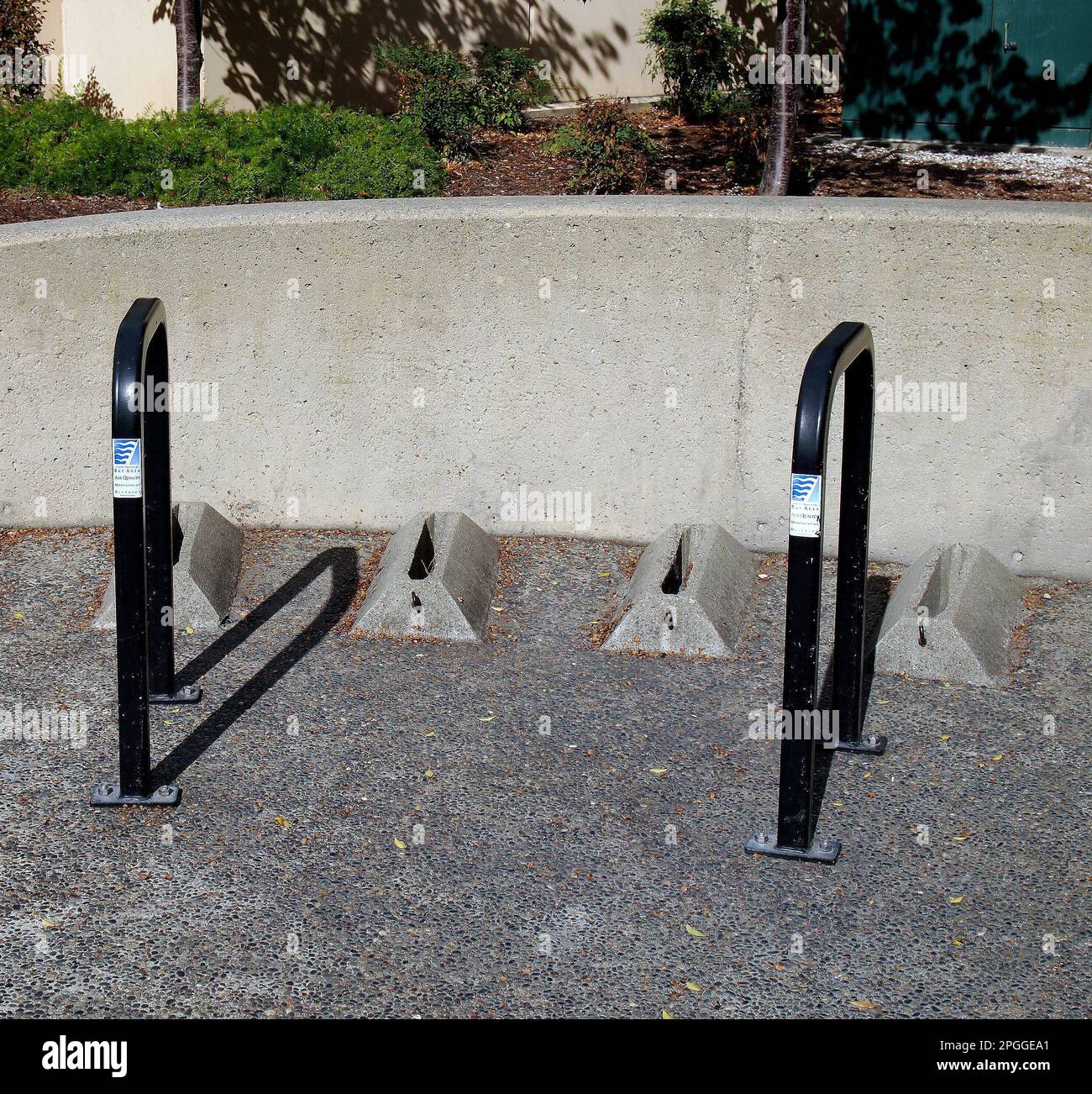 Bay Area Air Quality Management District bicycle parking area in Union