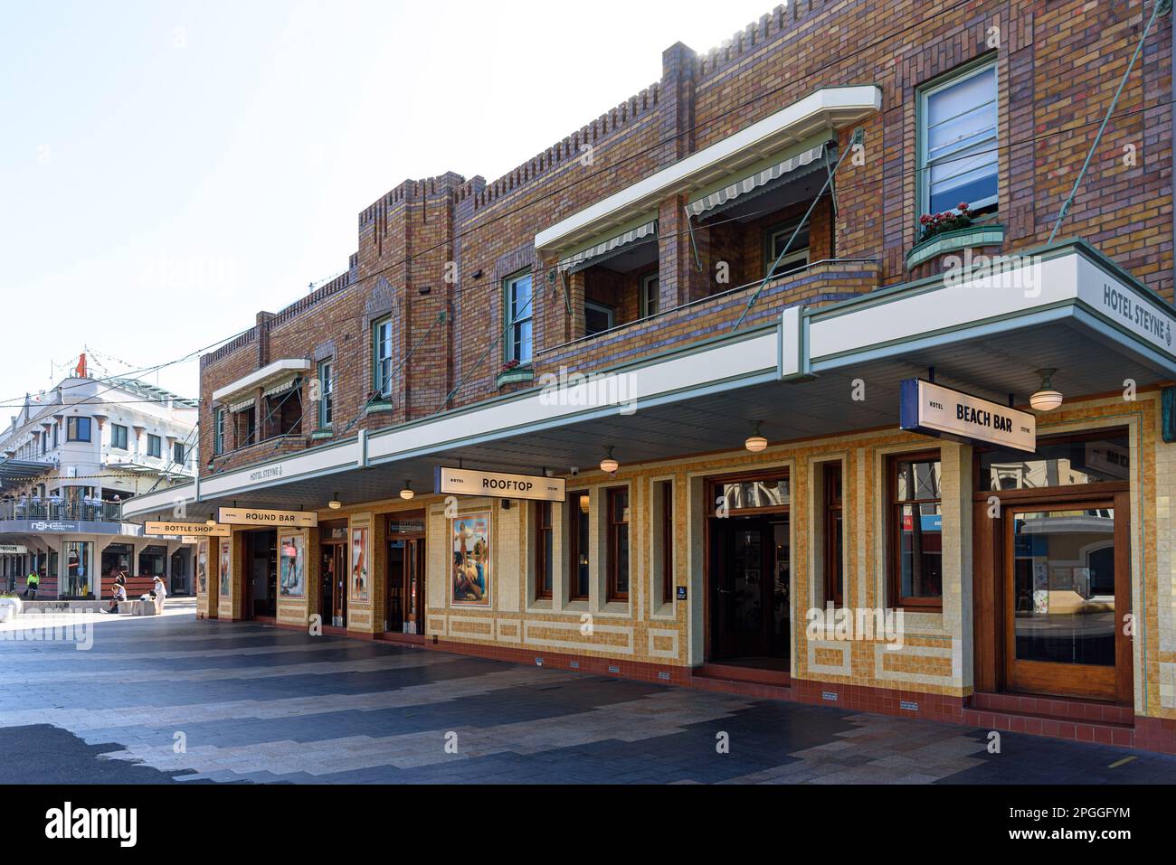The Hotel Steyne on the Manly Corso in Manly Beach, Sydney Stock Photo