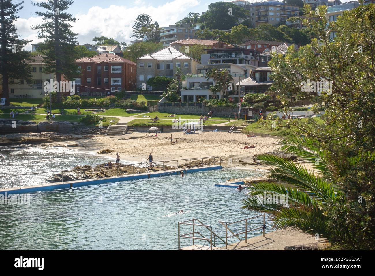 The Fairlight Tidal Swimming Pool at Fairlight Beach in the North