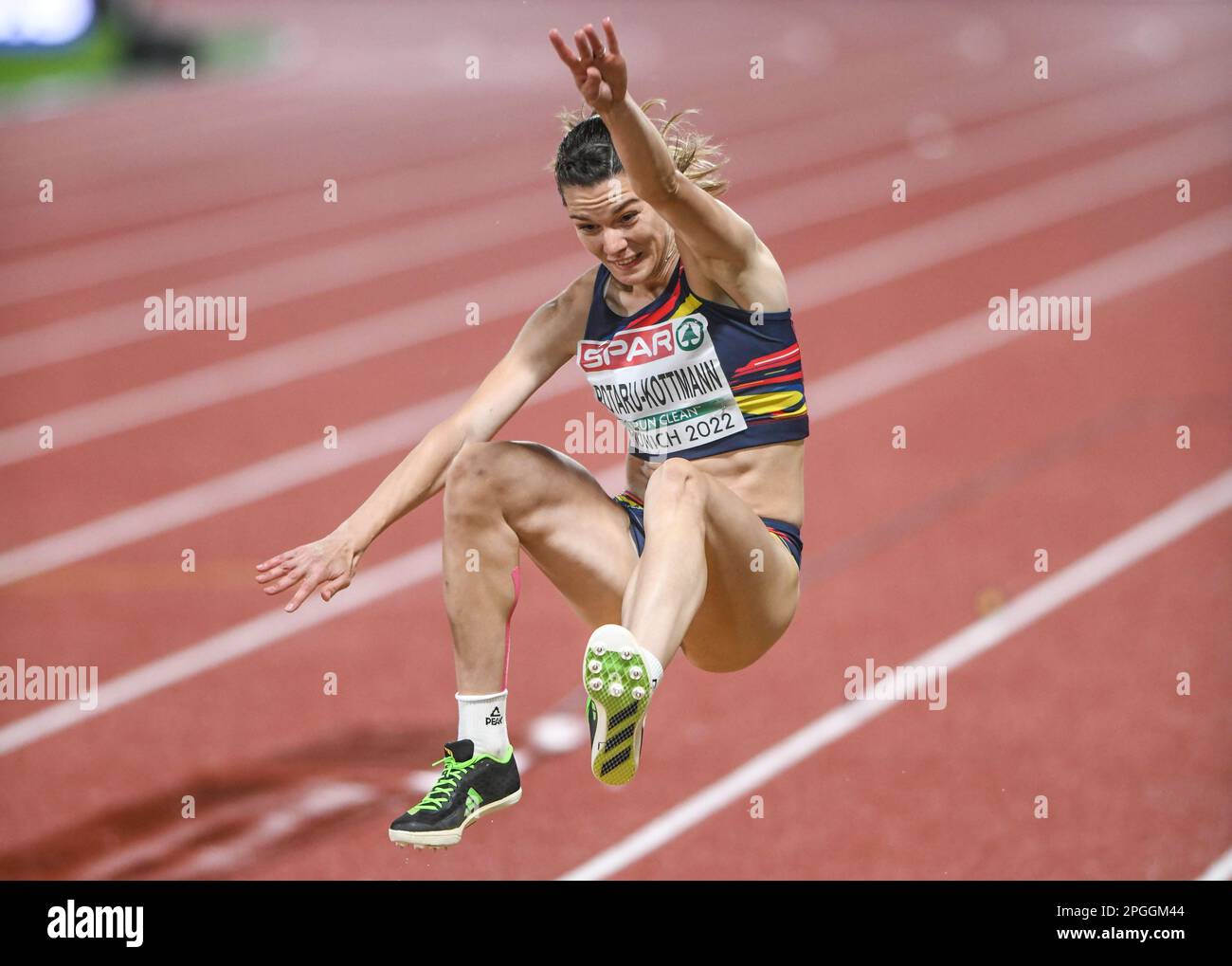 Alina Rotaru (Romania). Long Jump women. European Championships Munich