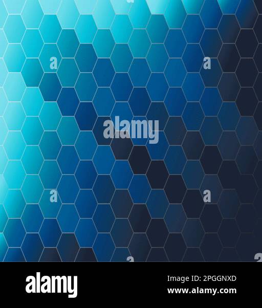 Vector of abstract hexagonal background. illustrator vector. Stock Vector