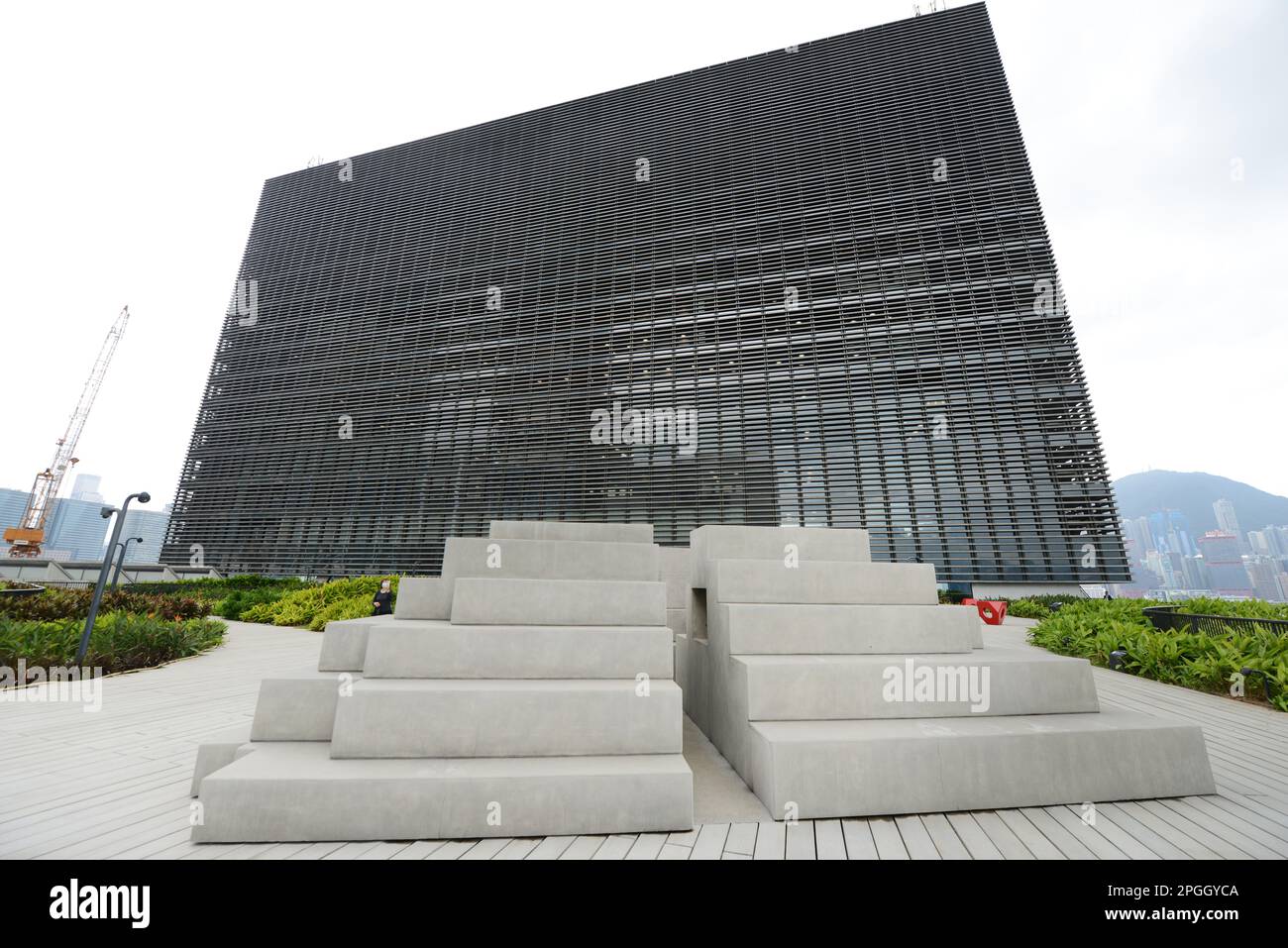 The Rooftop garden at the M+ Museum in Hong Kong Stock Photo Alamy