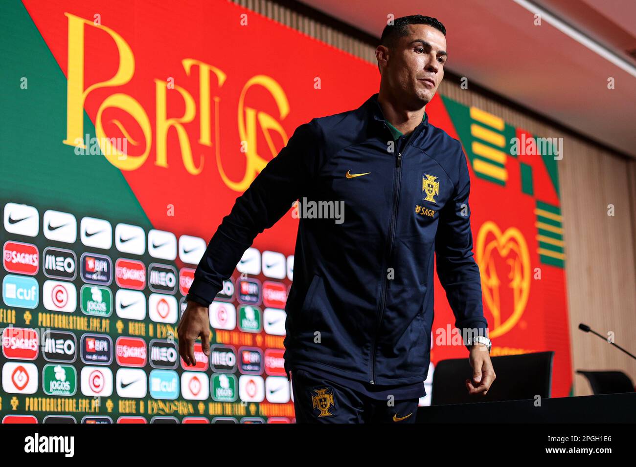 Oeiras, Portugal. 22nd Mar, 2023. Cristiano Ronaldo of Portugal