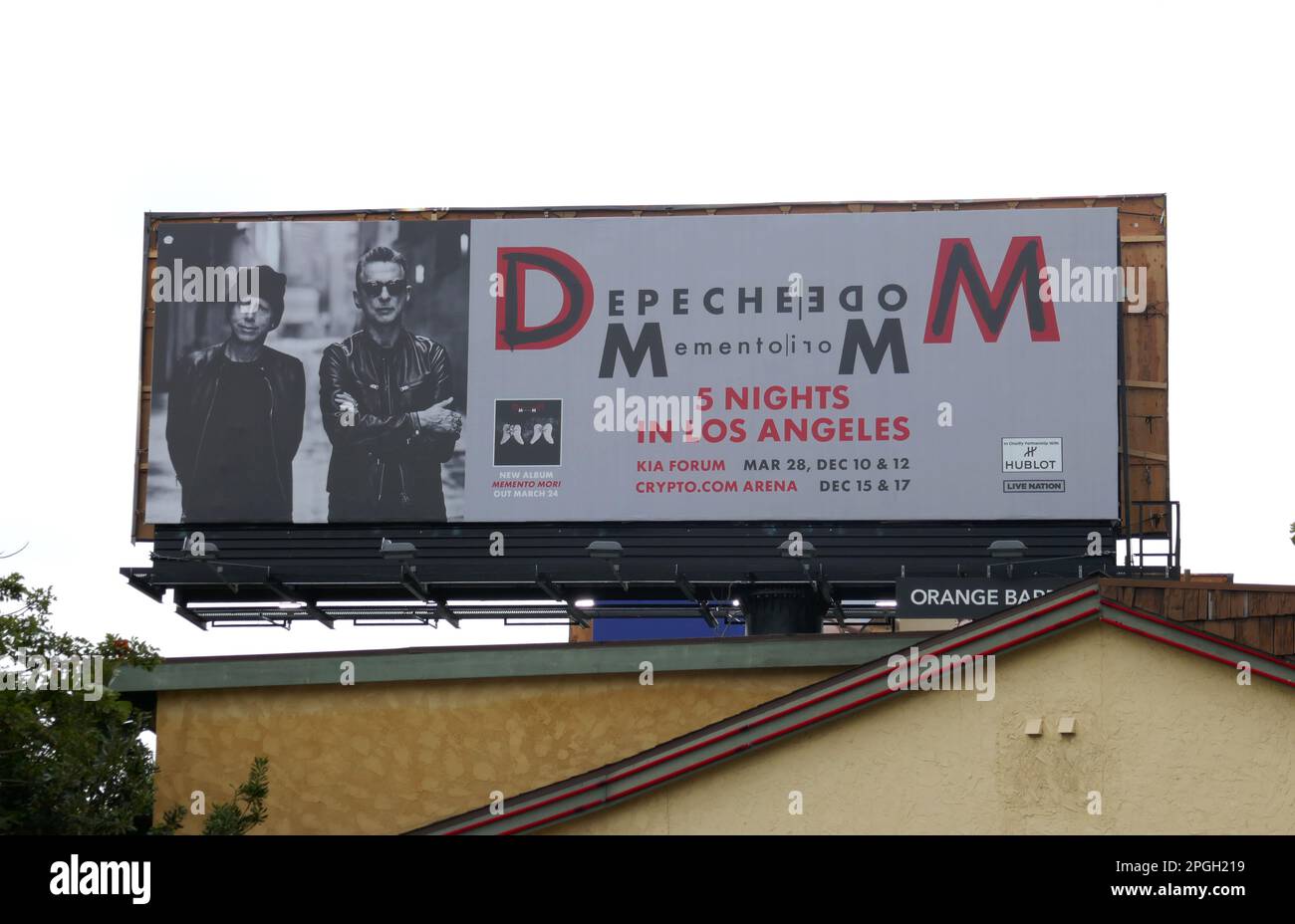 Los Angeles, California, USA 15th February 2023 Depeche Mode Memento Mori  Posters on February 15, 2023 in Los Angeles, California, USA. Photo by  barry King/Alamy Stock Photo Stock Photo - Alamy