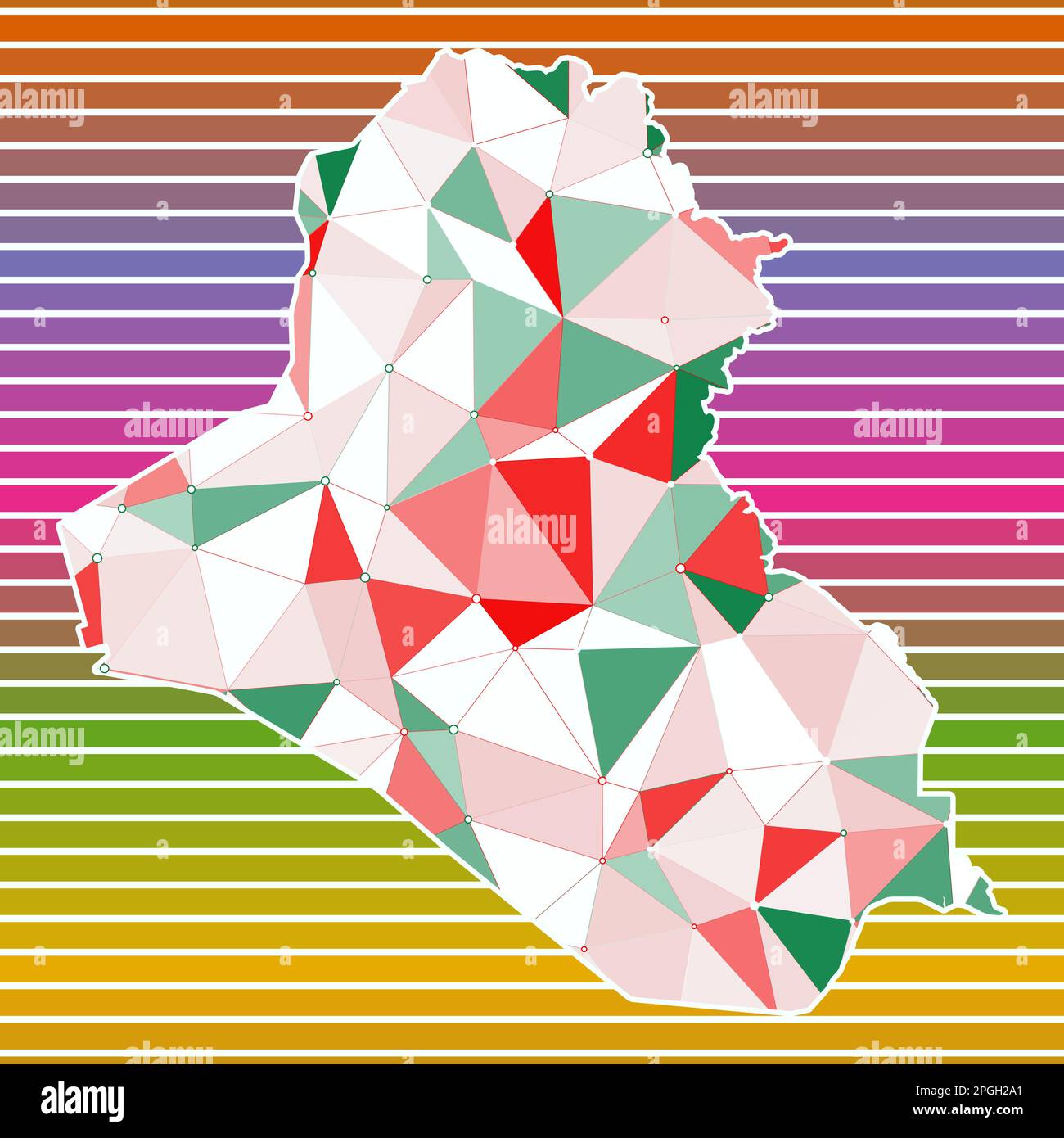 Iraq Vector Republic of Iraq vector illustration. Republic of Iraq design on ...