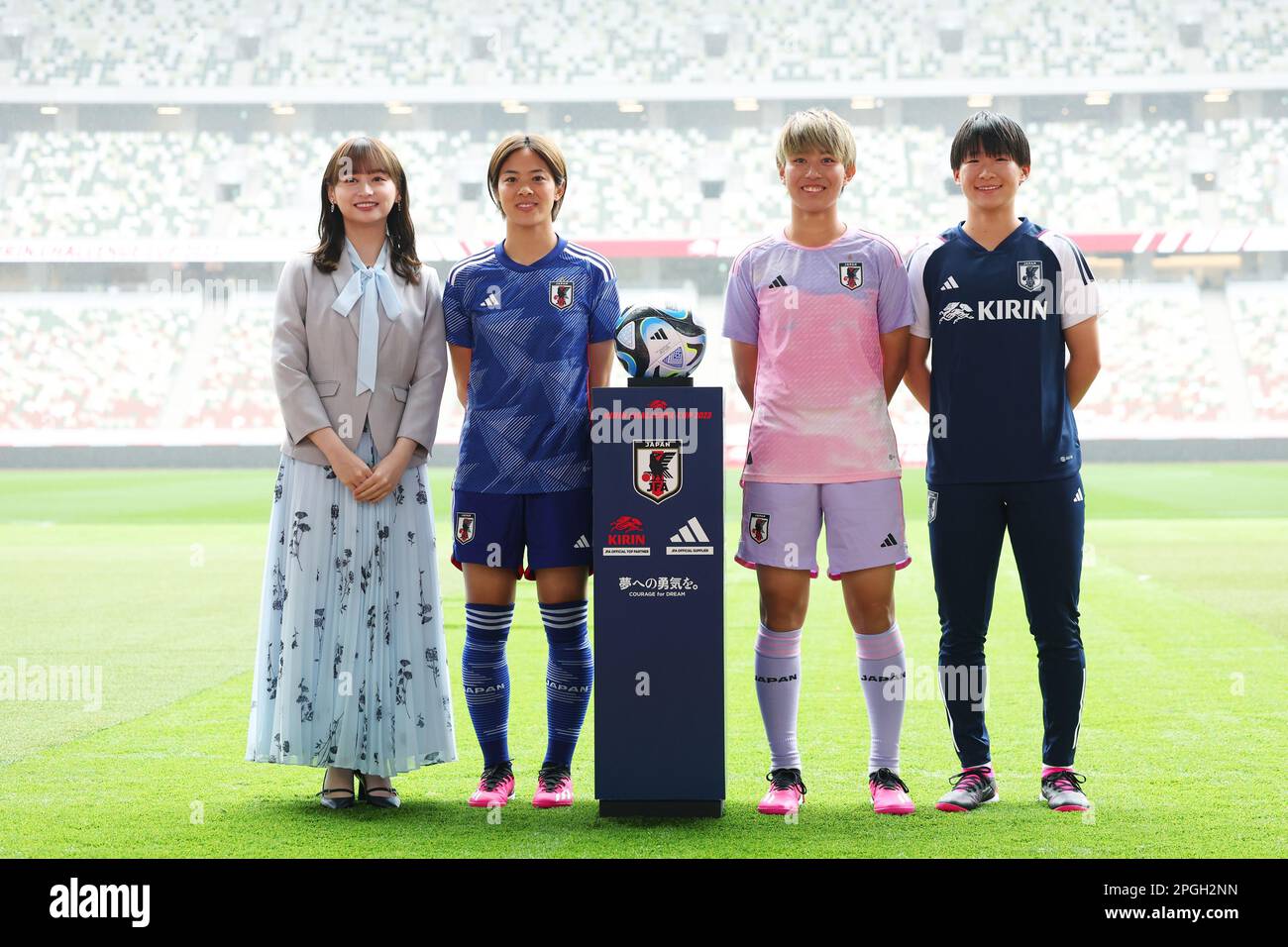 Tokyo, Japan. 23rd Mar, 2023. (L to R) Yuka Kageyama, Rikako Kobayashi ...