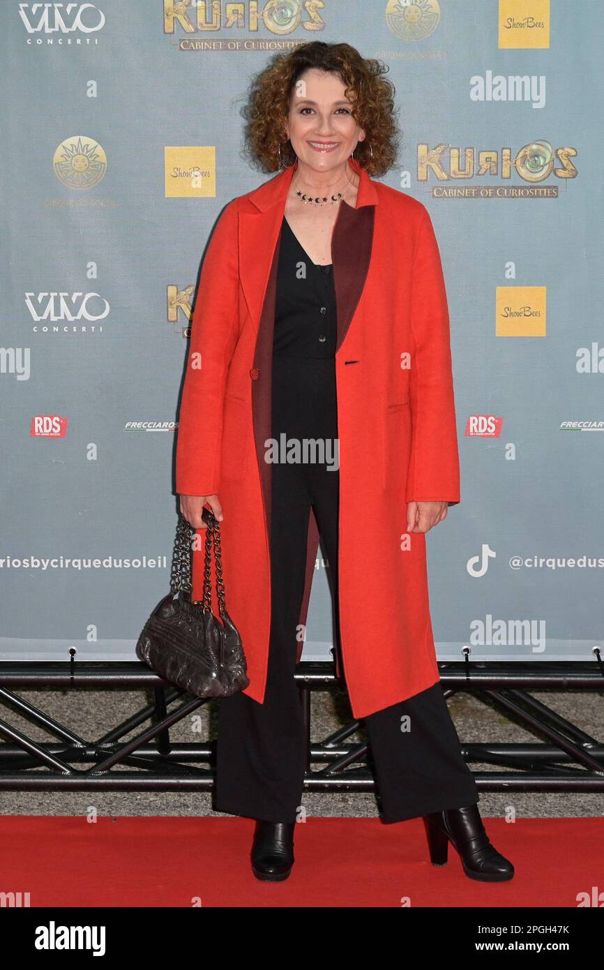 Rome, Italy. 22nd Mar, 2023. Lucia Ocone attends the red carpet of