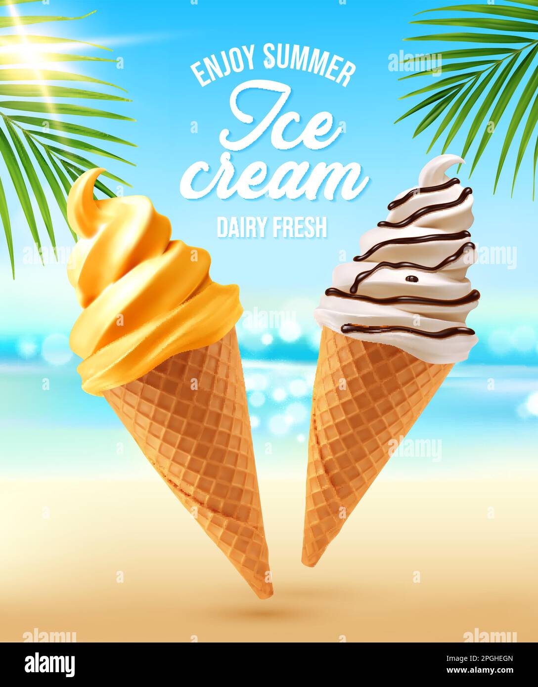 Fruit soft online serve ice cream