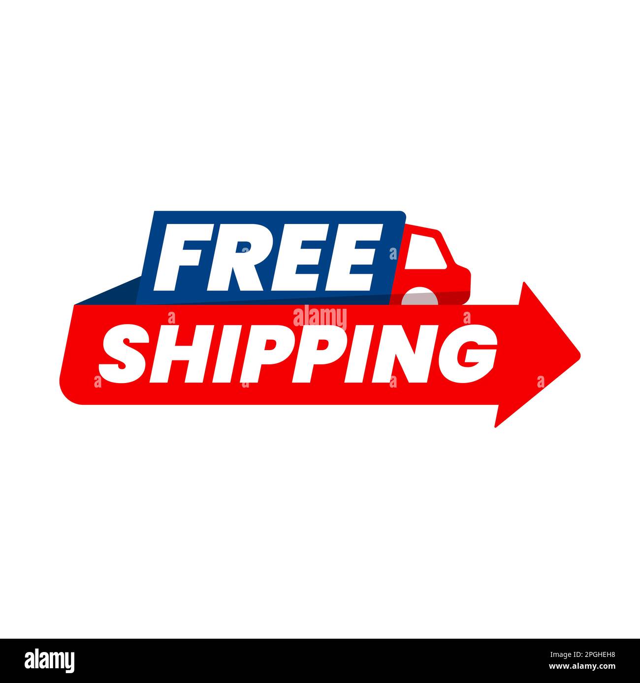 Free delivery icon of truck and arrow shipping and courier service label vector cargo tag. Free delivery sticker with van car for express orders of Stock Vector Image Art Alamy