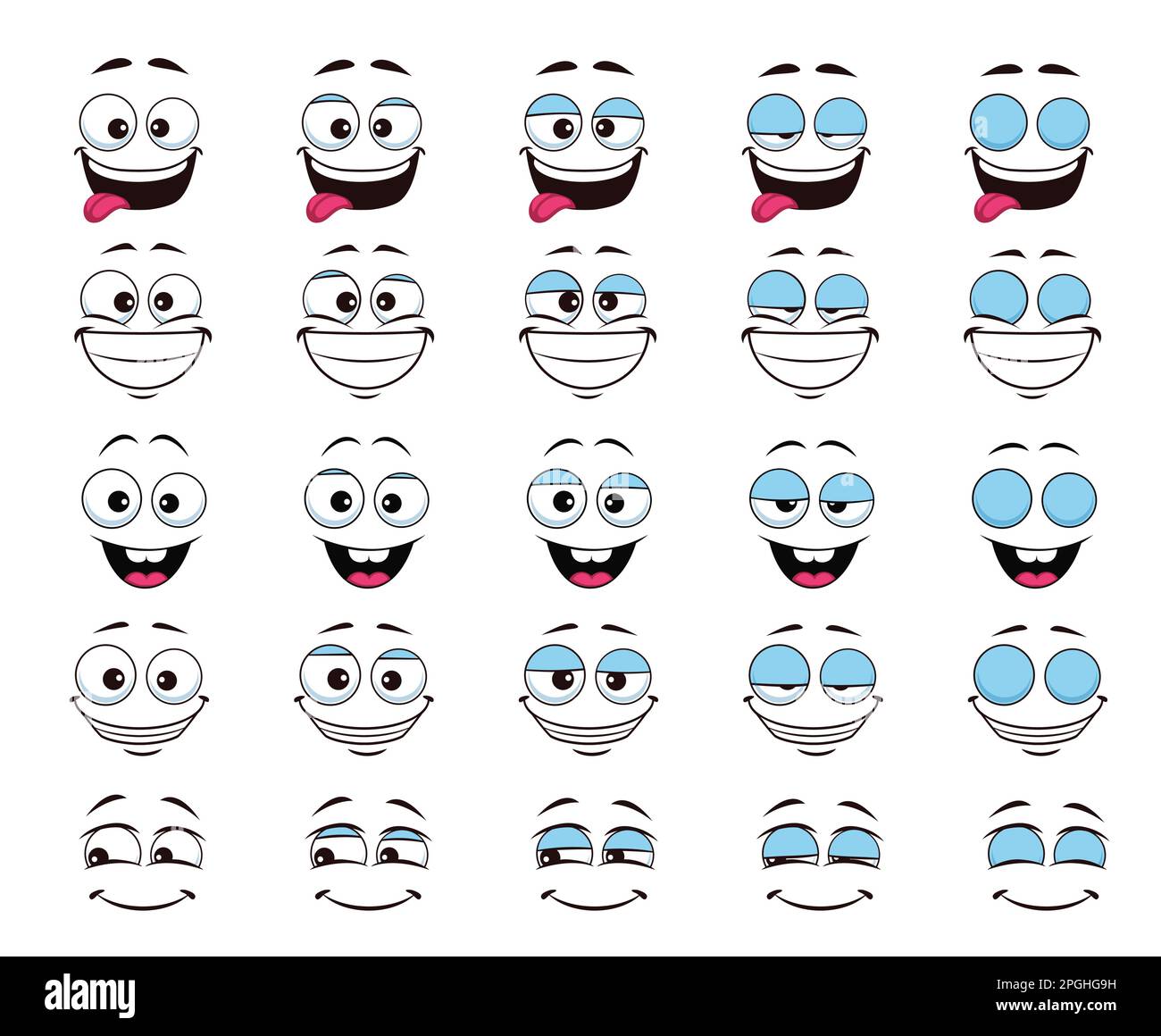 Animated laughter face