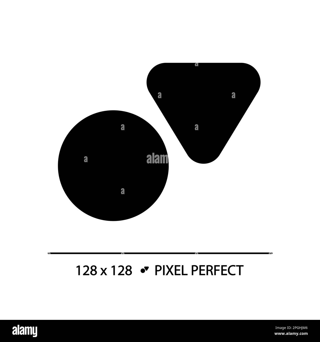 Public toilets pixel perfect black glyph icon Stock Vector