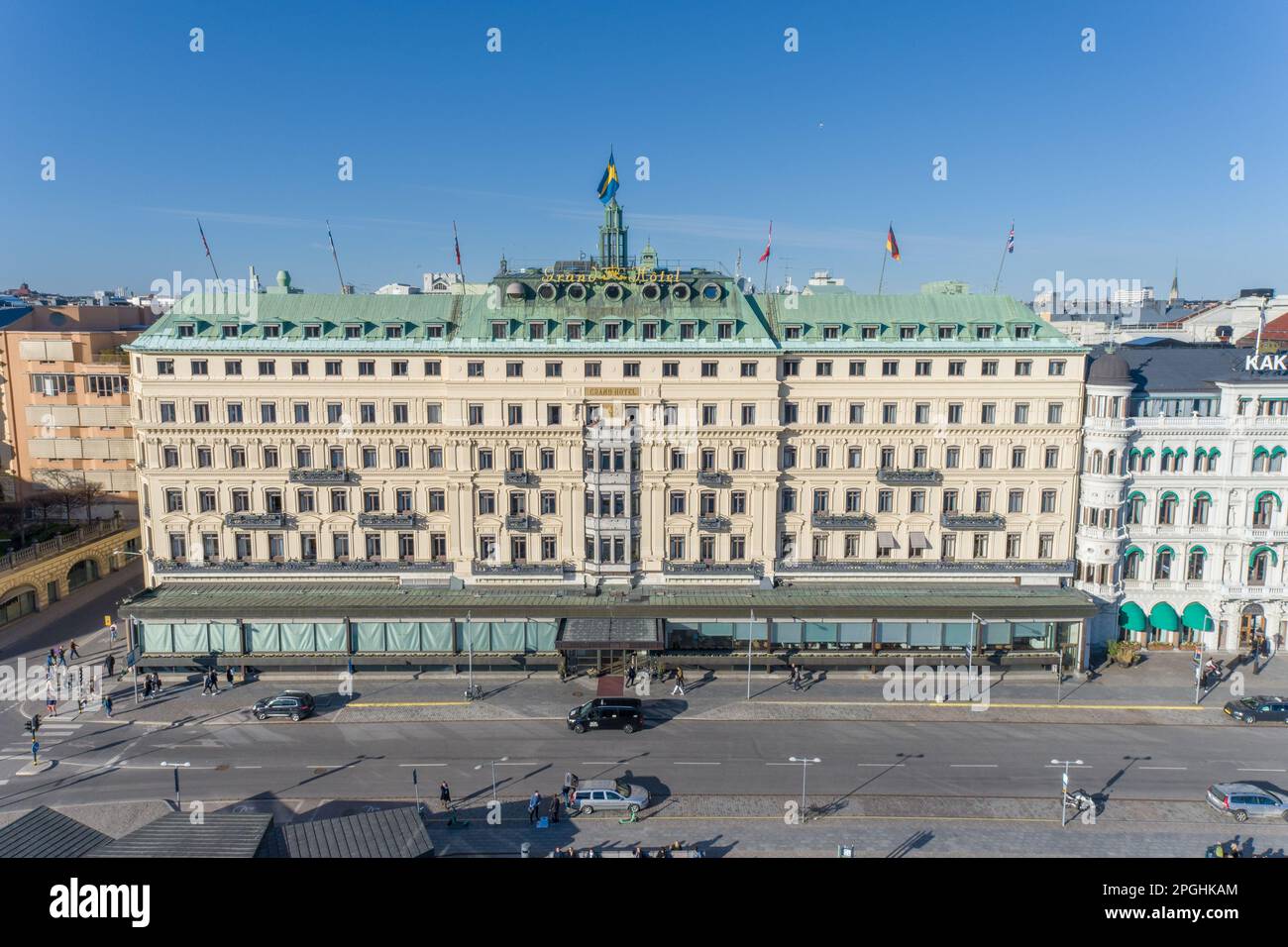 Grand Hotel Palace in Stockholm, Sweden Stock Photo