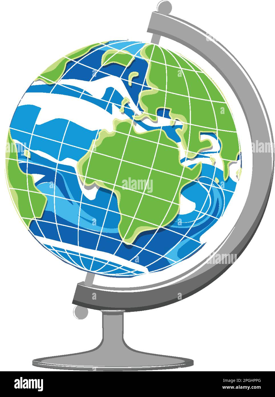 Earth globe model vector illustration Stock Vector Image & Art Alamy