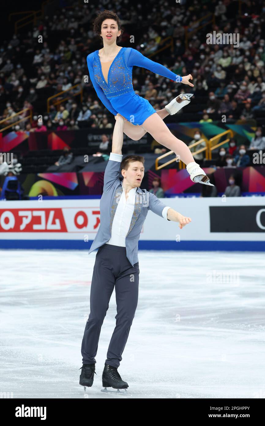 Saitama, Japan. 23rd Mar, 2023. Camille Kovalev & Pavel Kovalev (FRA