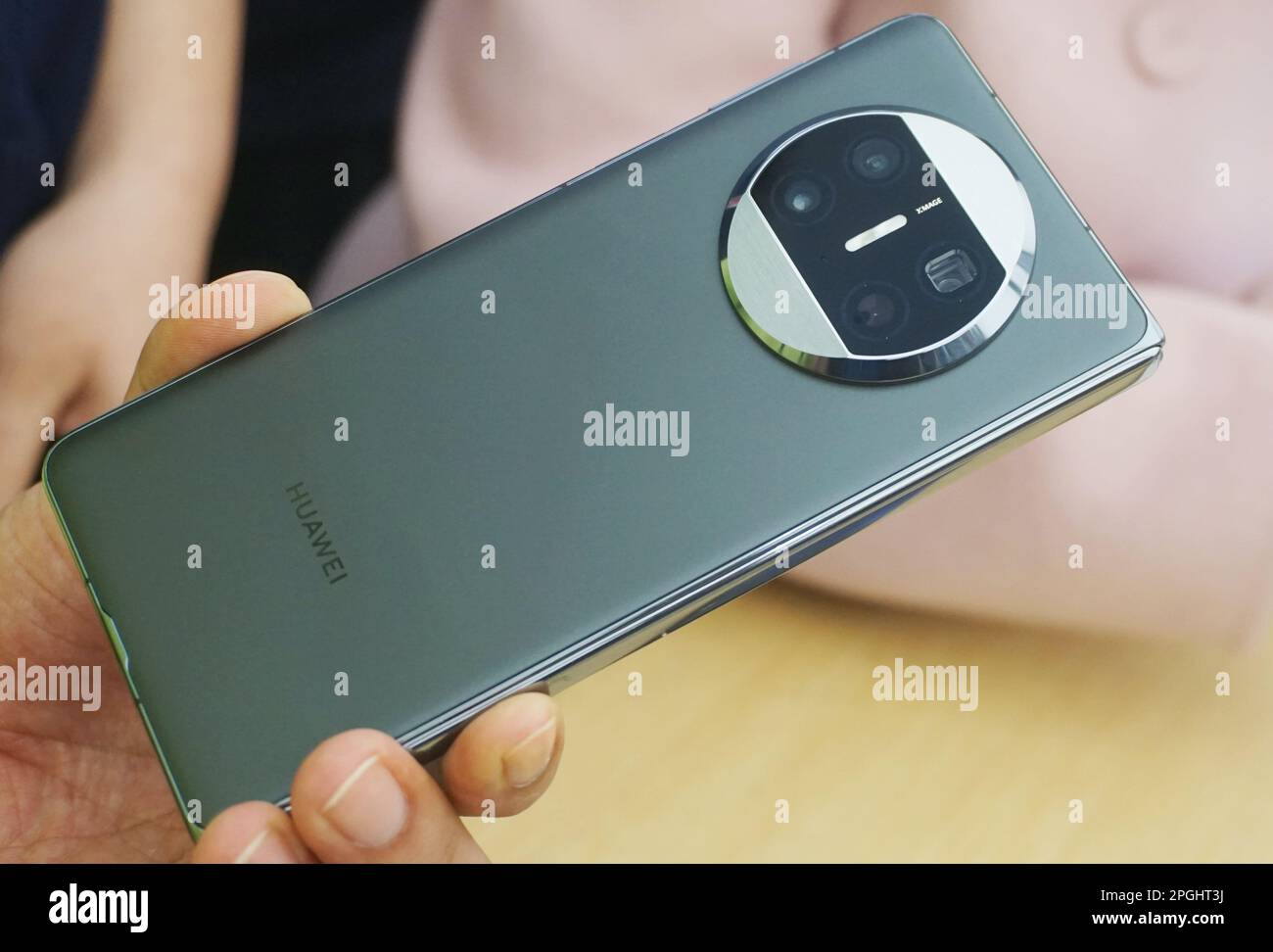 HANGZHOU, CHINA MARCH 23, 2023 Customers experience the just