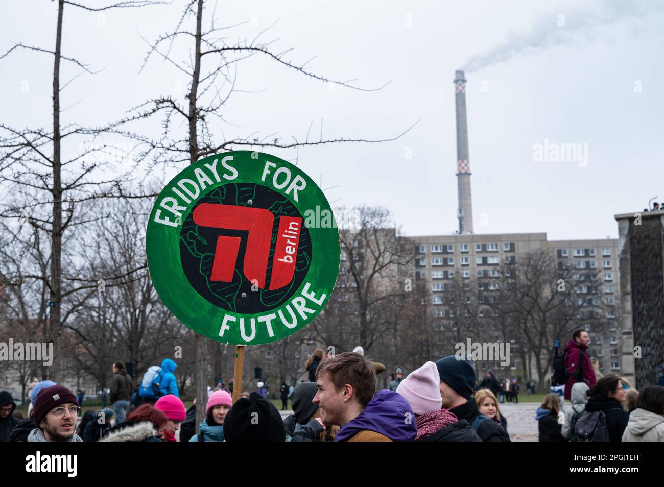 03.03.2023, Berlin, Germany, Europe - Climate activists at kick-off ...