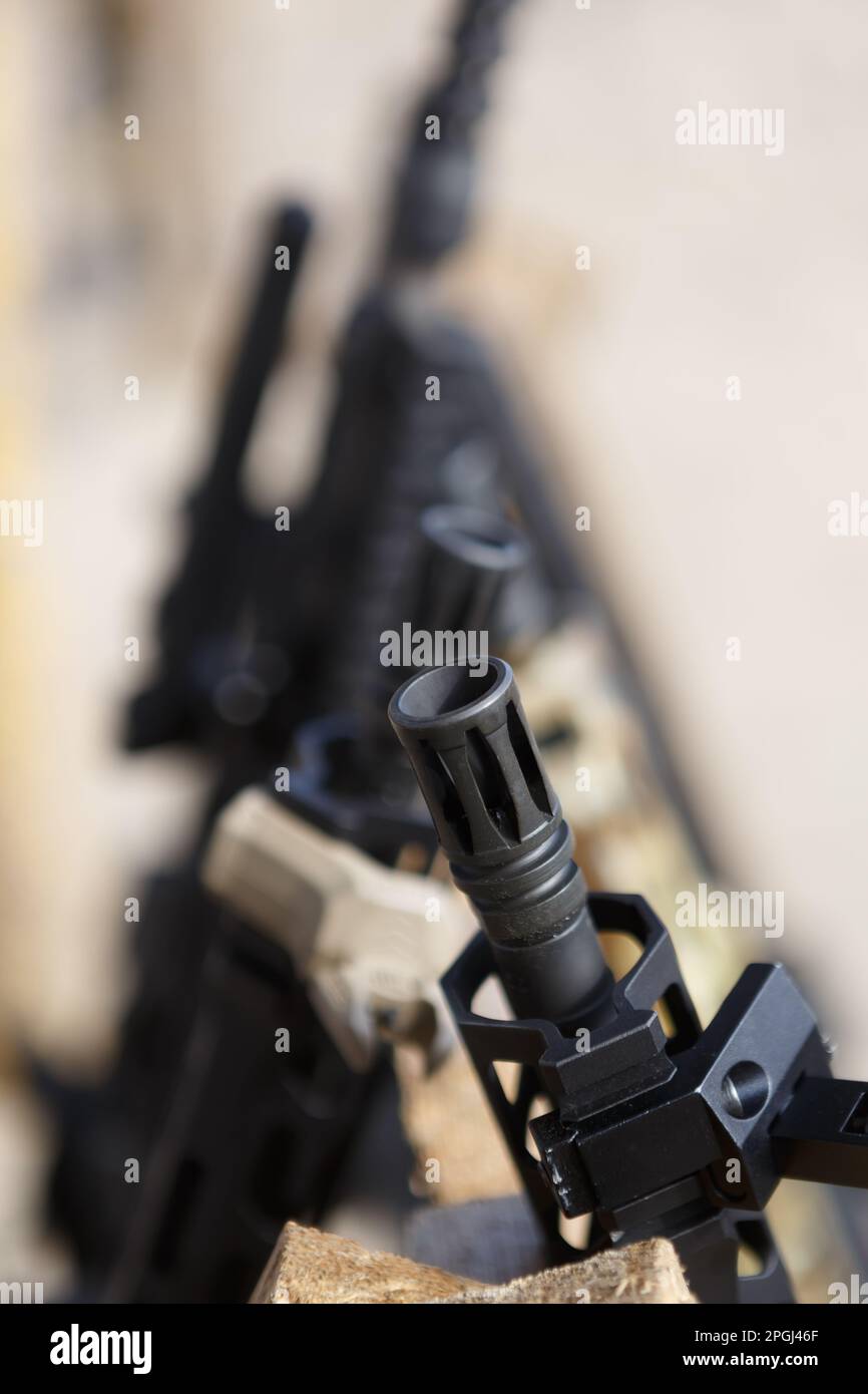 Modern automatic rifles in hi-res stock photography and images - Alamy