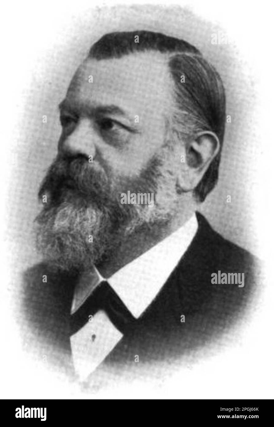 Photograph of Hermann Carl Vogel, the astronomer Stock Photo