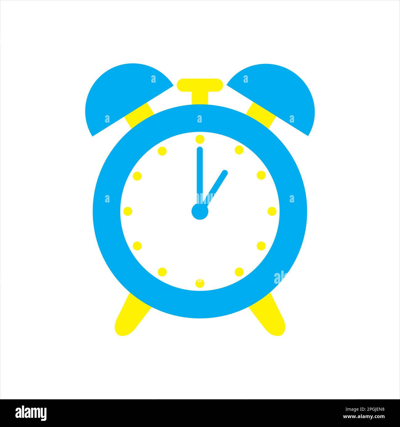 Clock Illustration Icon Vector Stock Photo - Alamy