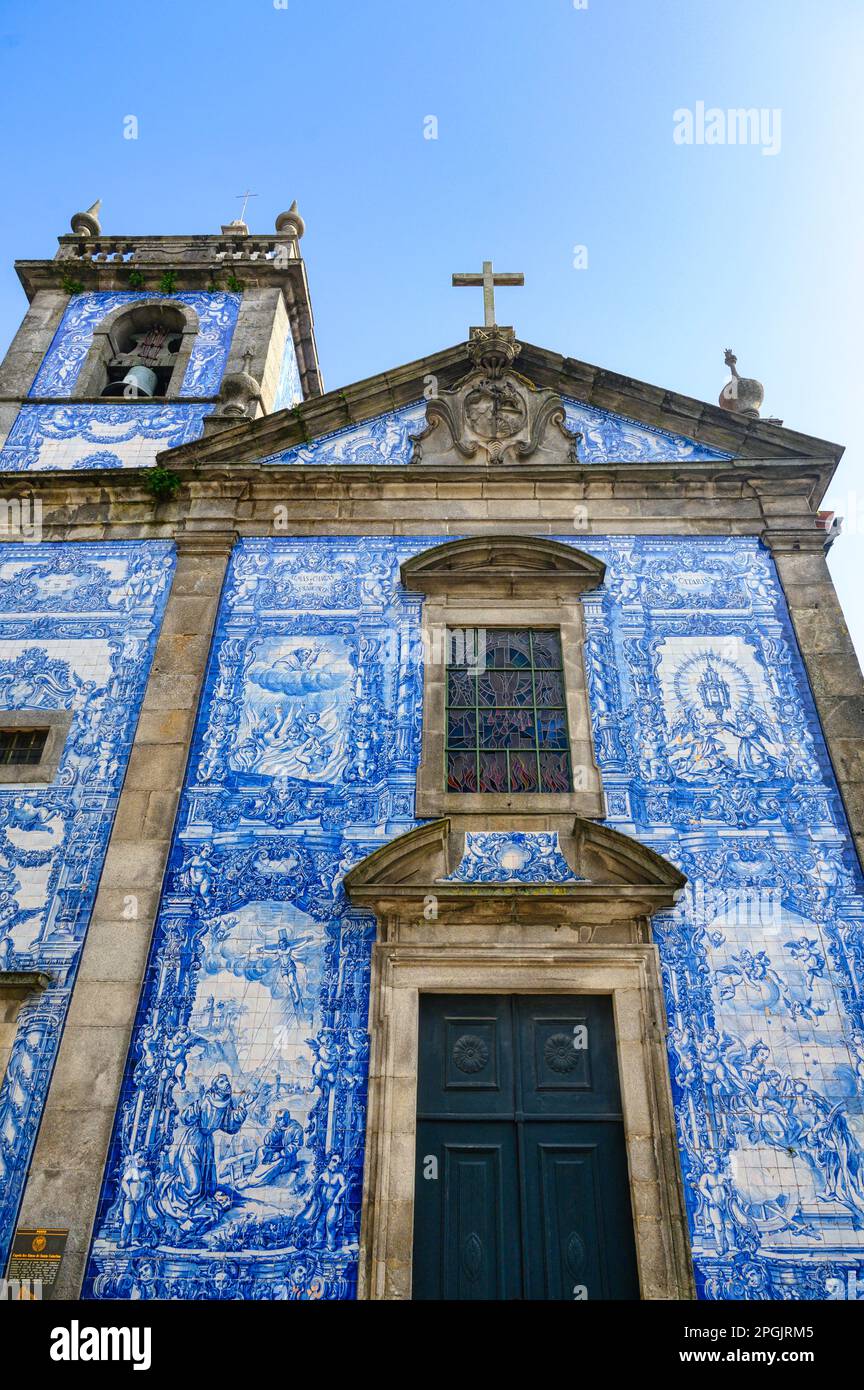 Chapel of Souls of Saint Catarina in Porto, Portugal. Stock Photo