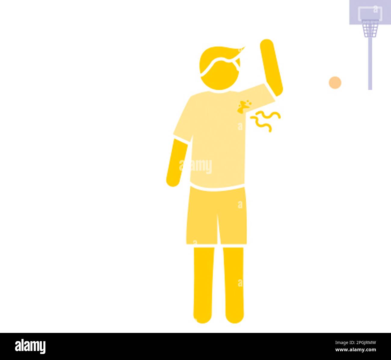 Sweaty boy playing basketball Stock Photo Alamy