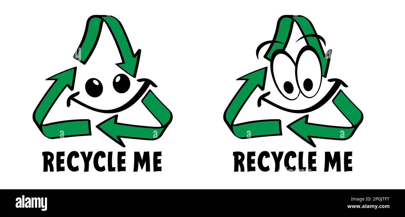 Recycle me, sign symbol. Global day of recycling or America recycles