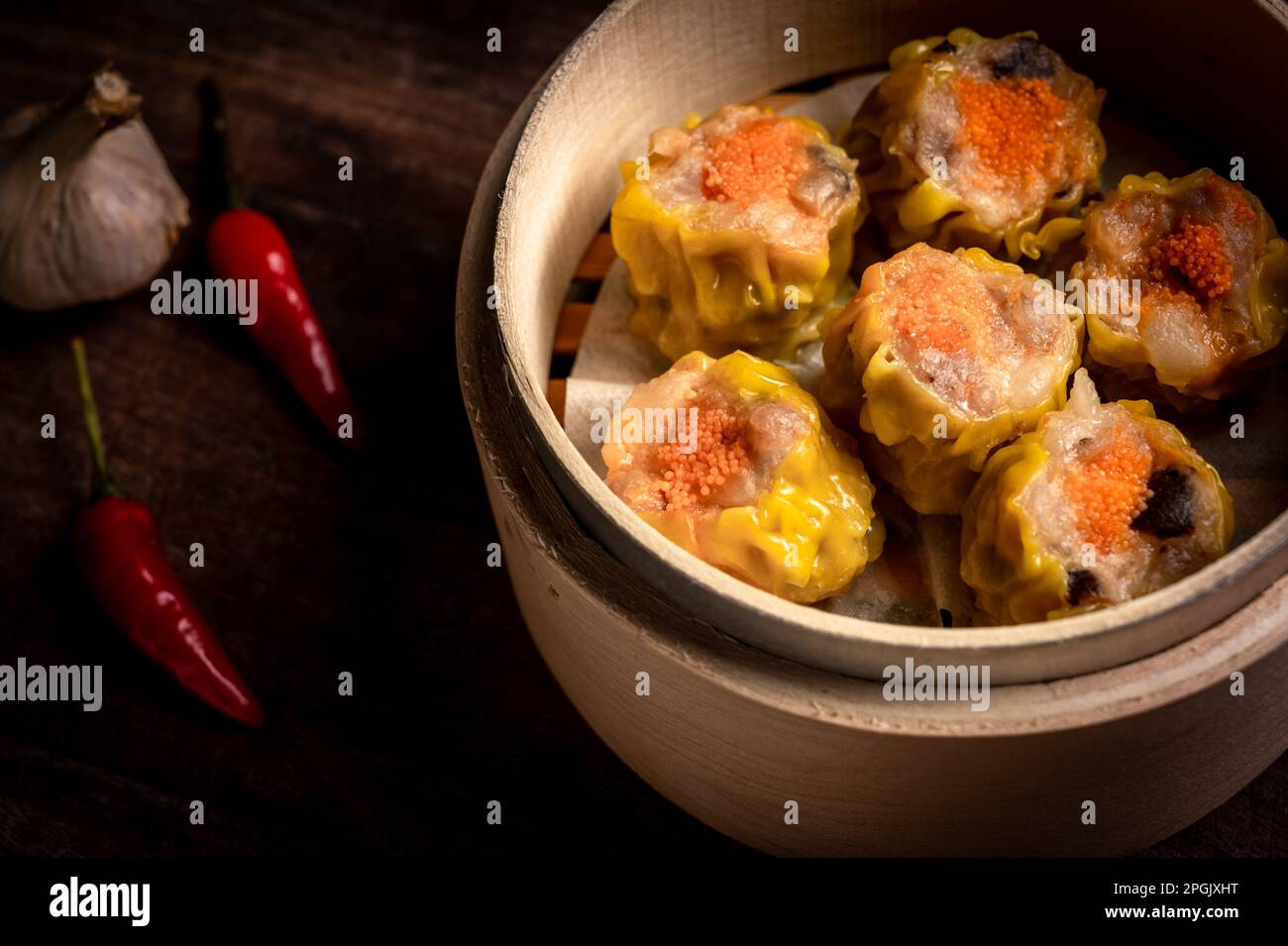 Hong Kong traditional dim sum is a very diverse and delicious delicacy, which is very common in Taiwan Stock Photo