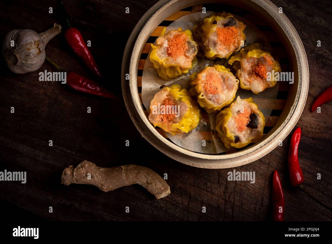 Hong Kong traditional dim sum is a very diverse and delicious delicacy, which is very common in Taiwan Stock Photo