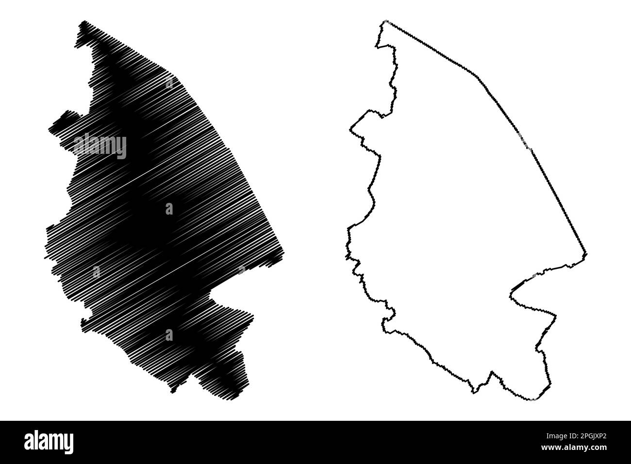 Warwickshire map Stock Vector Images - Alamy