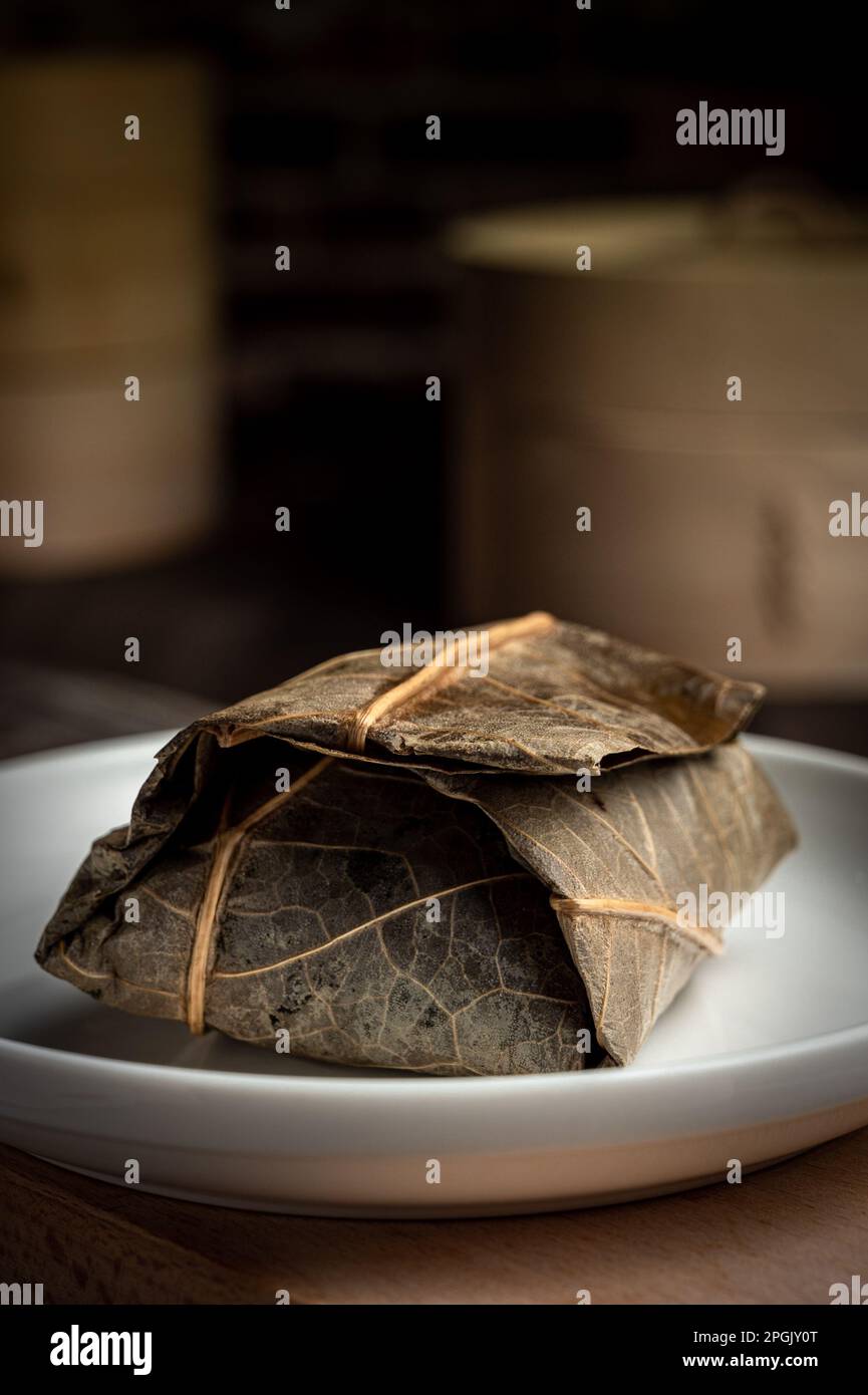 Hong Kong traditional dim sum is a very diverse and delicious delicacy, which is very common in Taiwan Stock Photo