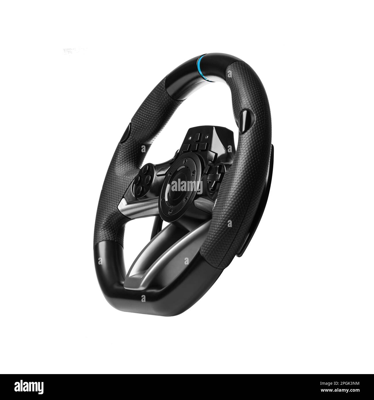 Steering play wheel isolated Stock Photo Alamy
